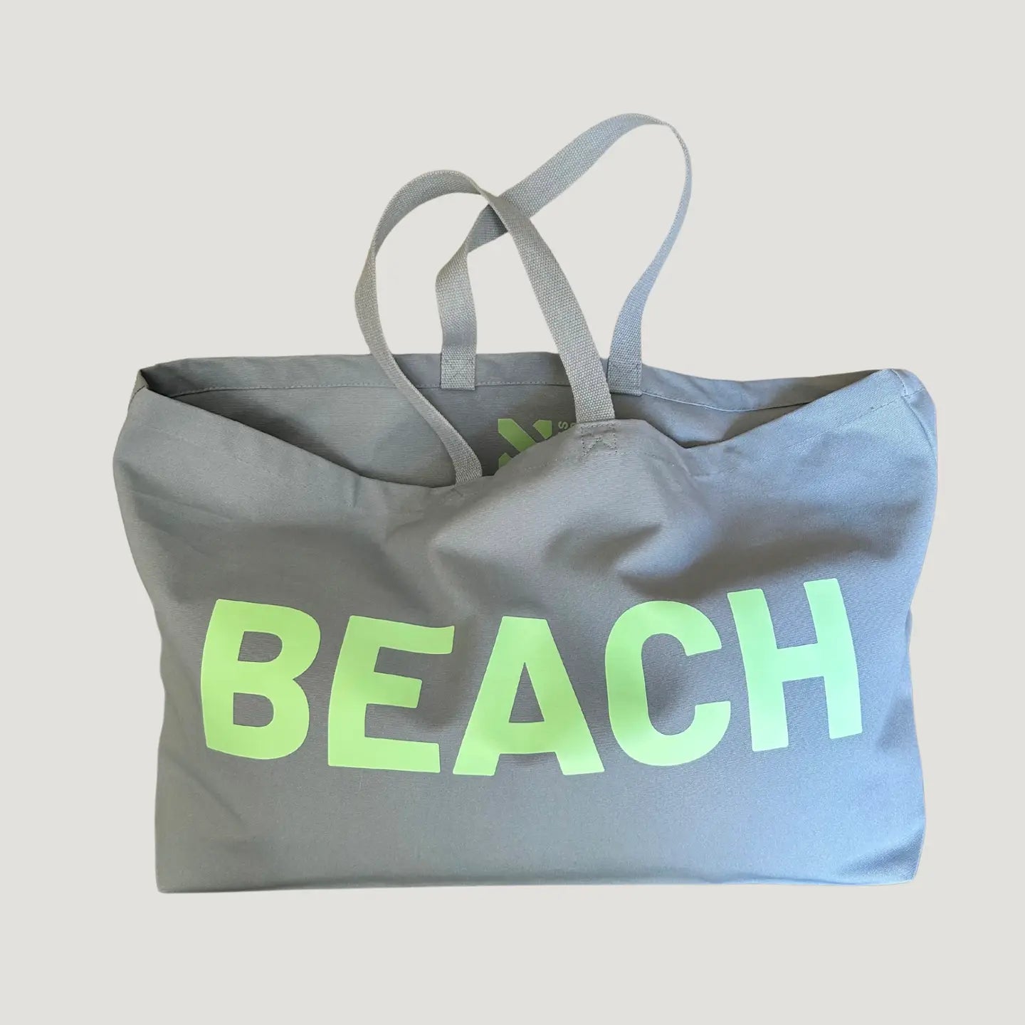 Beach Cotton Canvas Jumbo Bag - Handmade In Cornwall