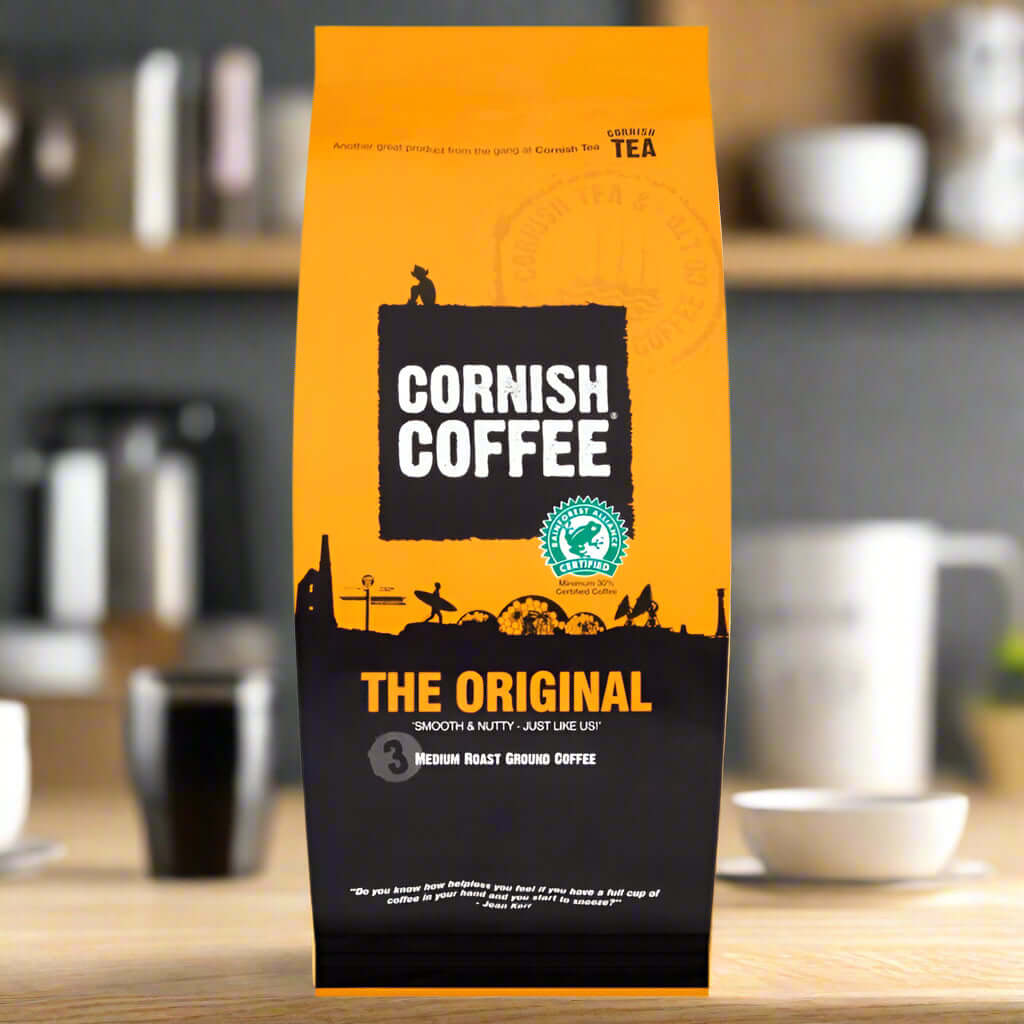Cornish Coffee Medium Roast Ground Coffee - 227g Bag