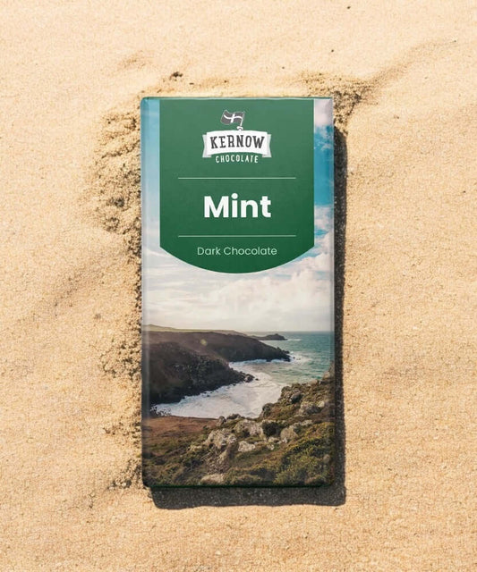 Dark Milk Chocolate With Mint - Handmade In Cornwall - Cornish Gifts by Sandy Shores