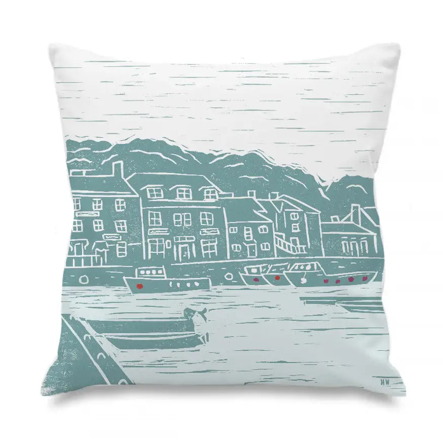 Padstow Harbour Handmade Luxury Cushion