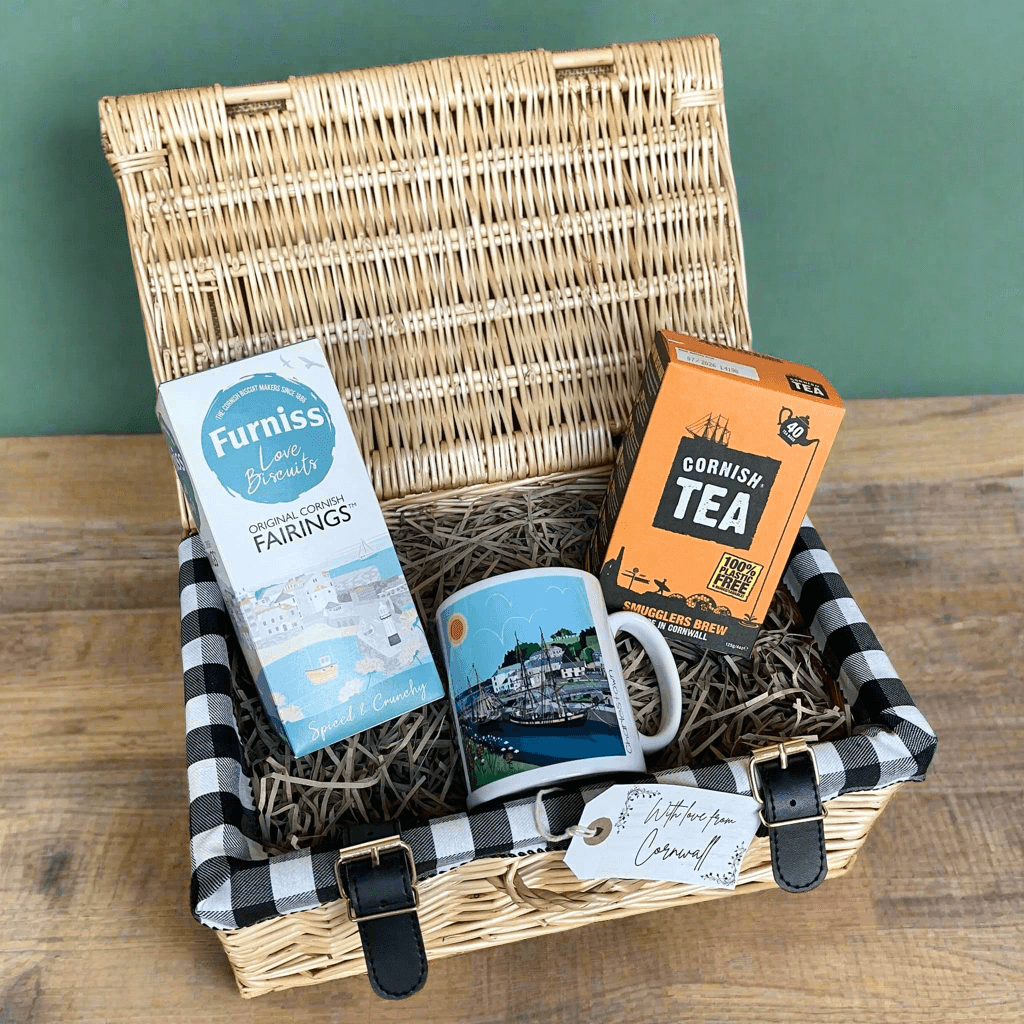 Charlestown Tea For You Cornish Gift Hamper - Cornish Gifts by Sandy Shores