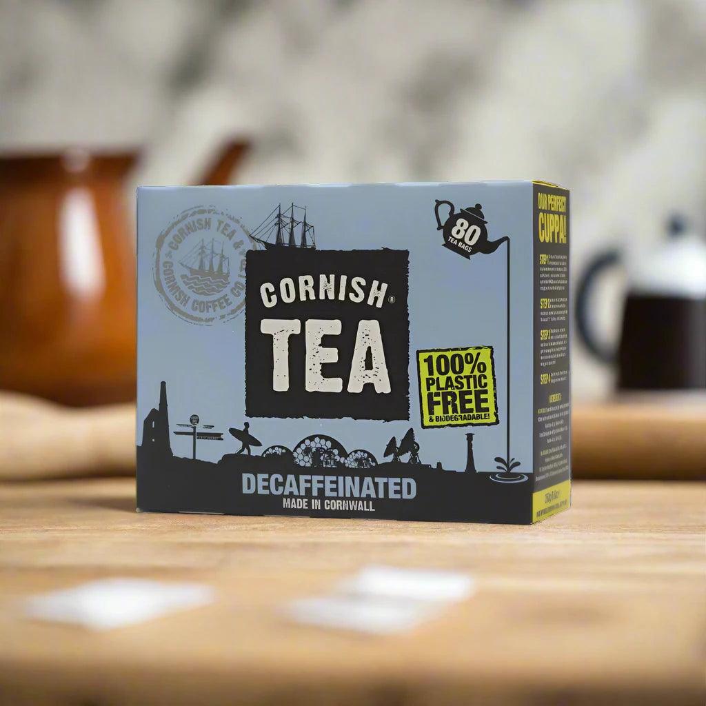 Cornish Tea Decaffeinated Smugglers Brew - 80 Teabags - Cornish Gifts by Sandy Shores