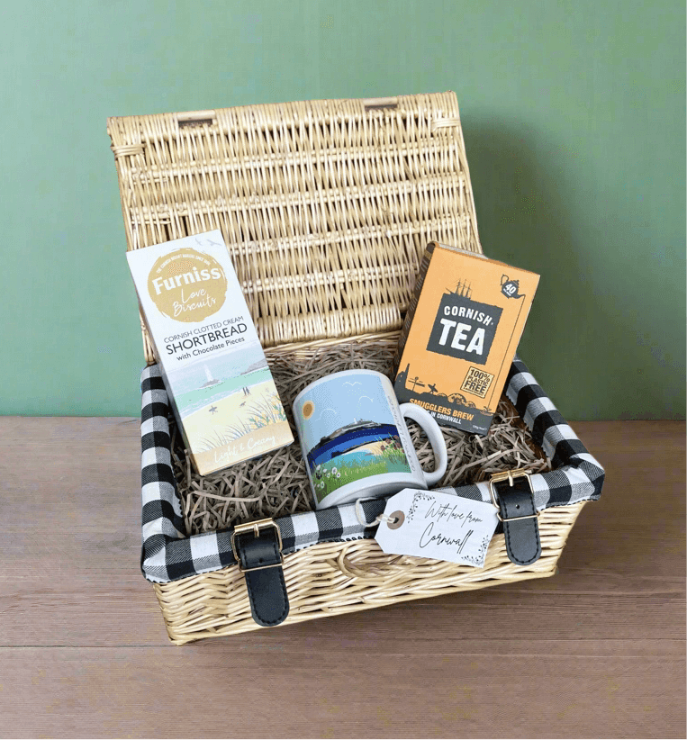 Godrevy Tea For You Cornish Gift Hamper - Cornish Gifts by Sandy Shores