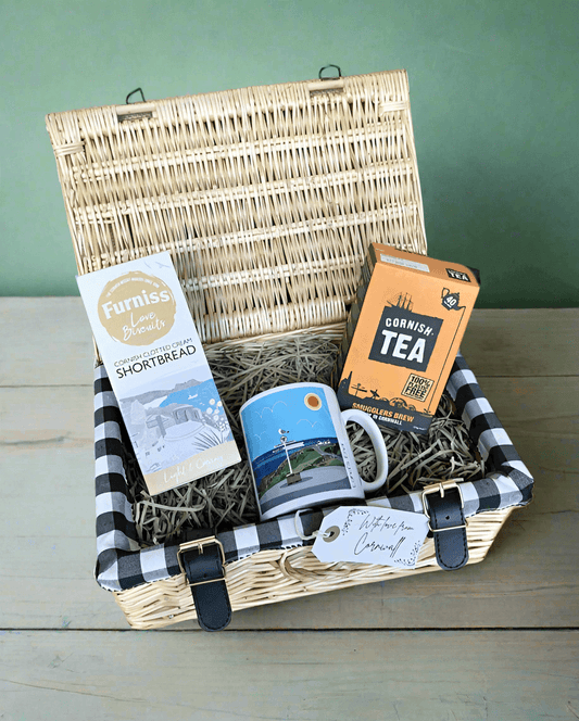Lands End Tea For You Cornish Gift Hamper - Cornish Gifts by Sandy Shores