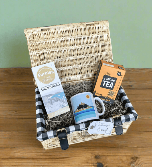 St Michaels Mount Tea For You Cornish Gift Hamper - Cornish Gifts by Sandy Shores