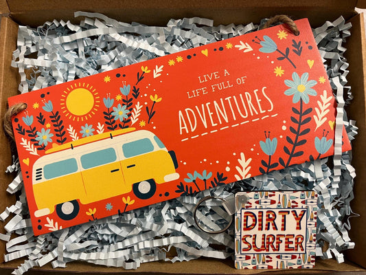 Surfing Adventures Letterbox Gift - Cornish Gifts by Sandy Shores