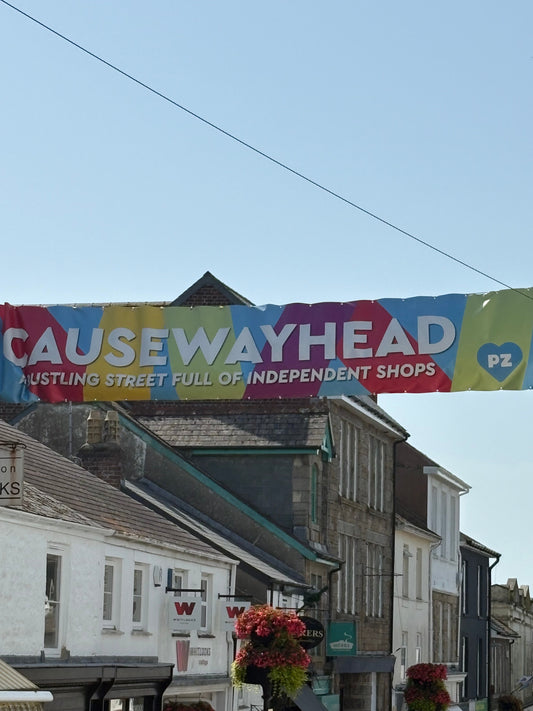 An image of Causewayhead in Penzance where Sandy Shores is based