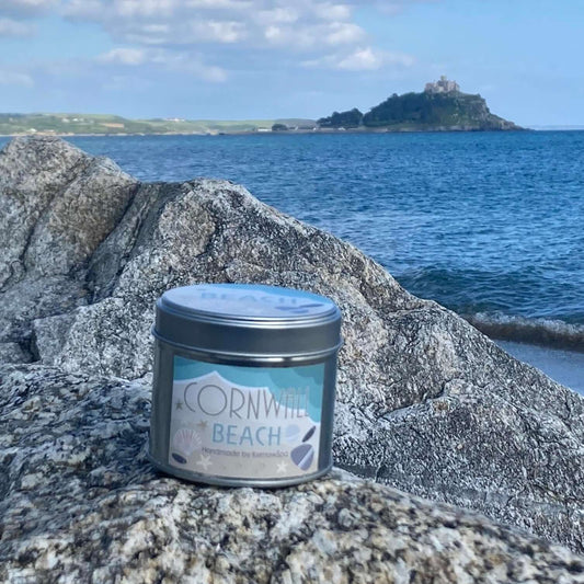 Cornwall Beach Soy Wax Candle Tin