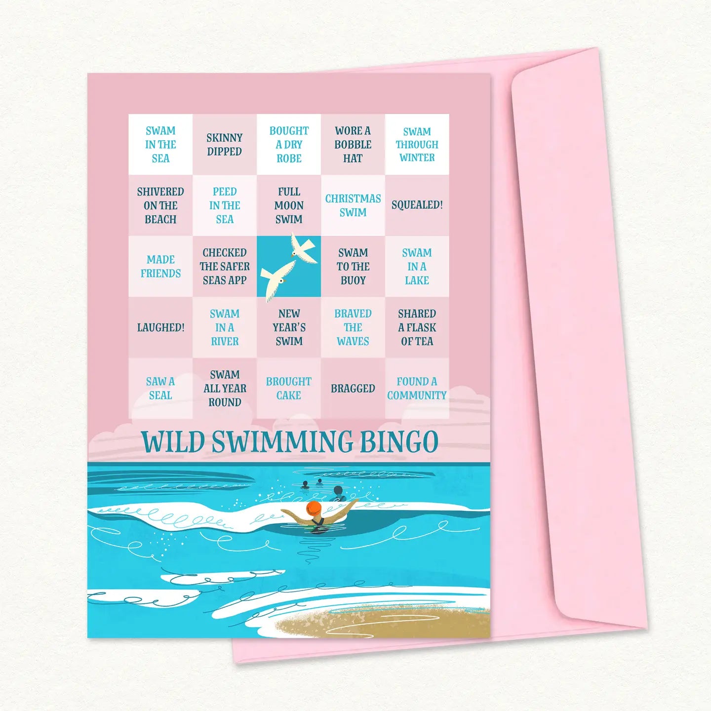 Wild Swimmer Bingo - A Fun Gift For Wild Swimmers