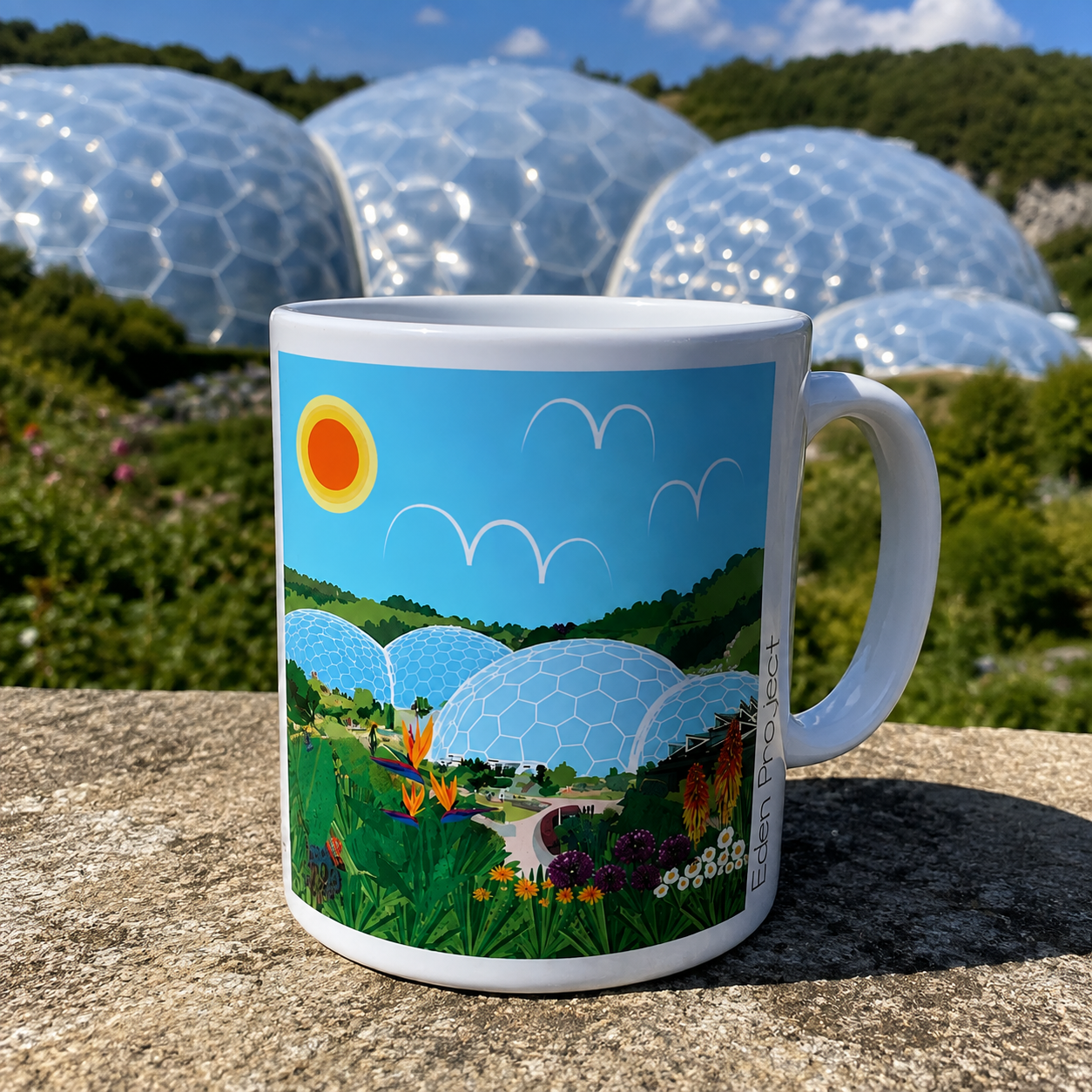 Eden Project Mug - Handmade In Cornwall