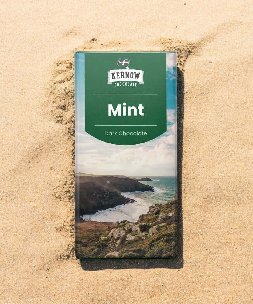 Dark Milk Chocolate With Mint - Handmade In Cornwall - Cornish Gifts by Sandy Shores