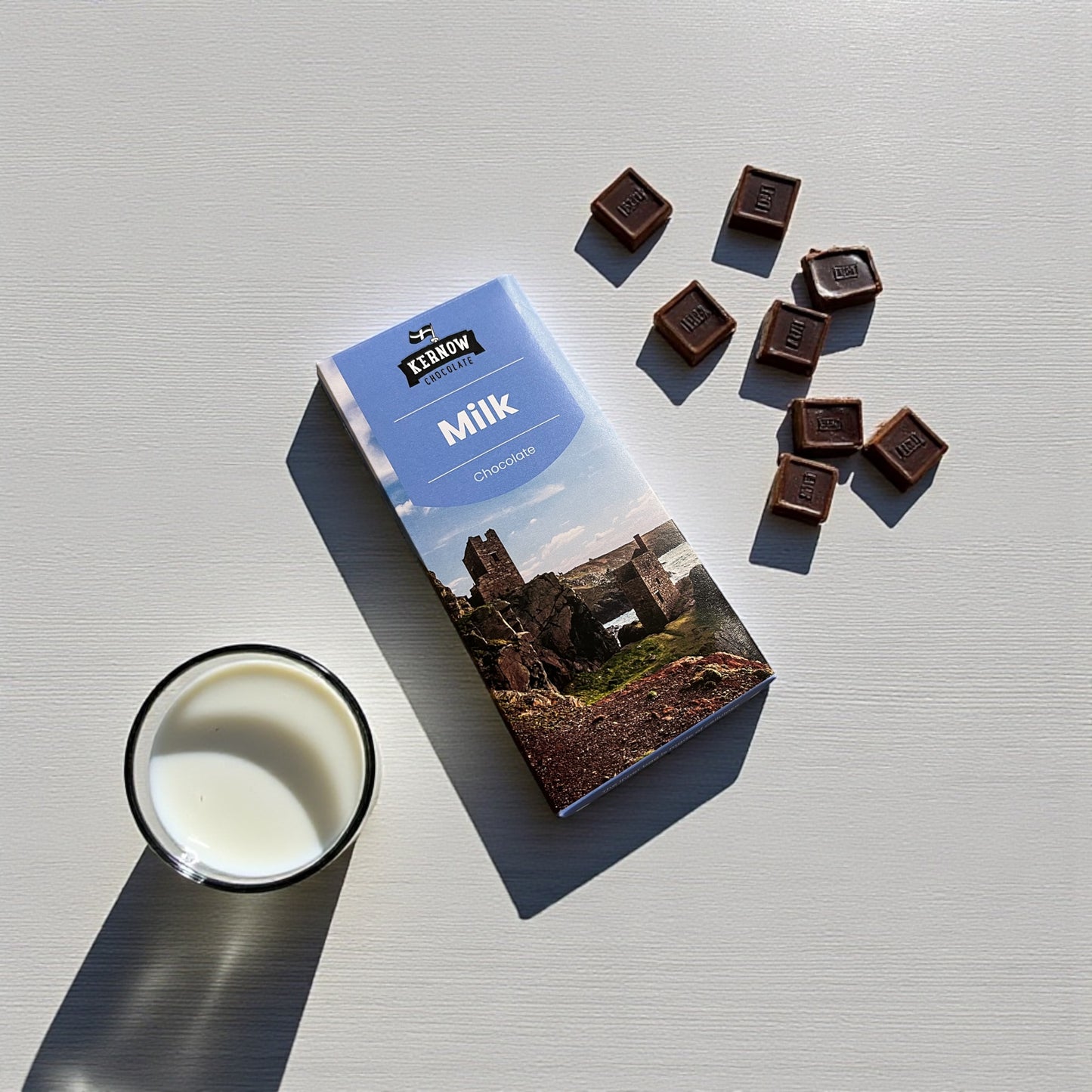 Milk Chocolate Cornish Chocolate Bar - Handmade in Cornwall