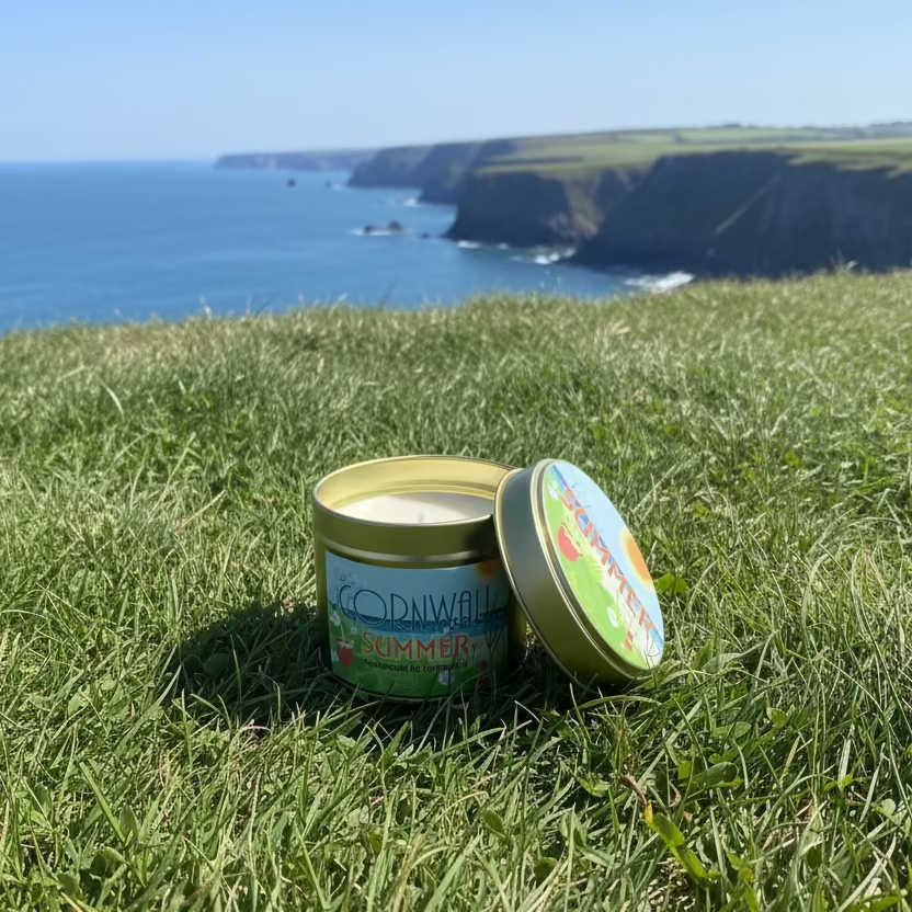 Cornwall Summer Soy Wax Candle Tin
