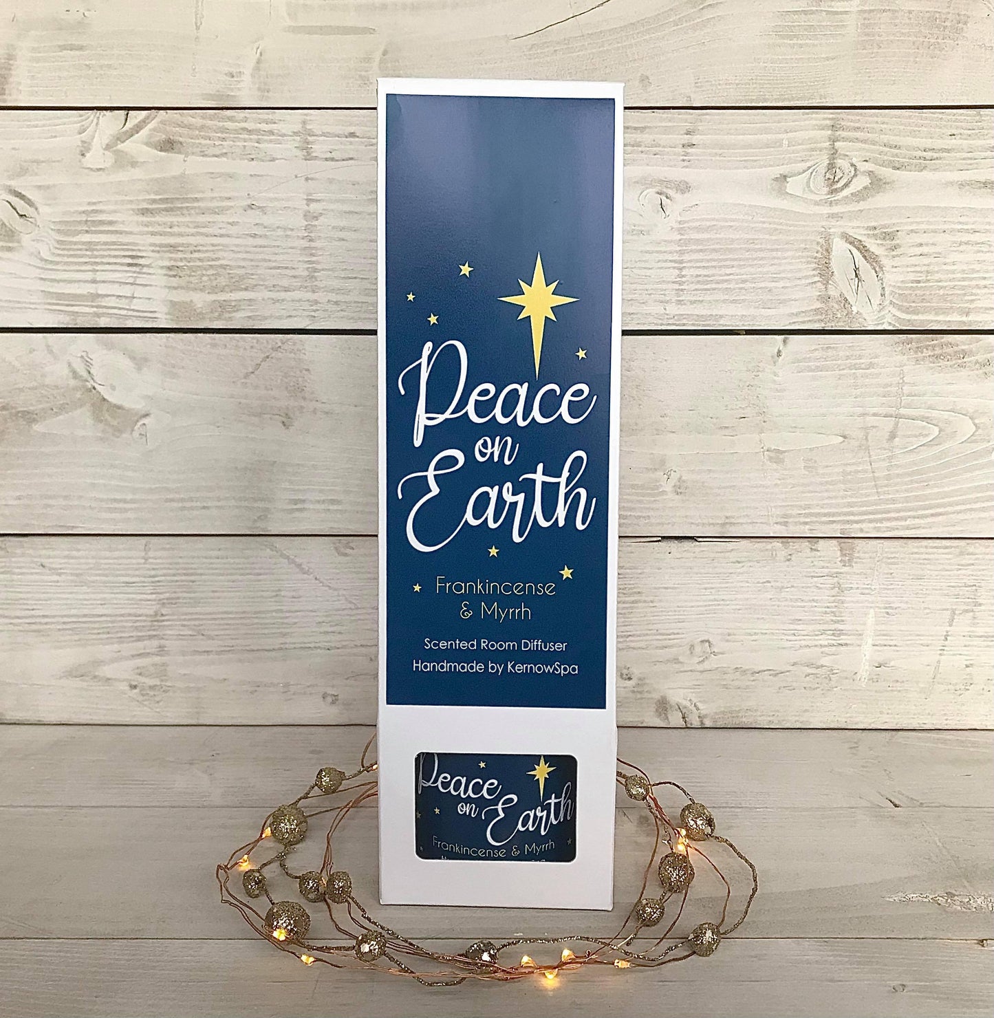 Peace On Earth Hand Poured Scented Reed Diffuser - Handmade in Cornwall