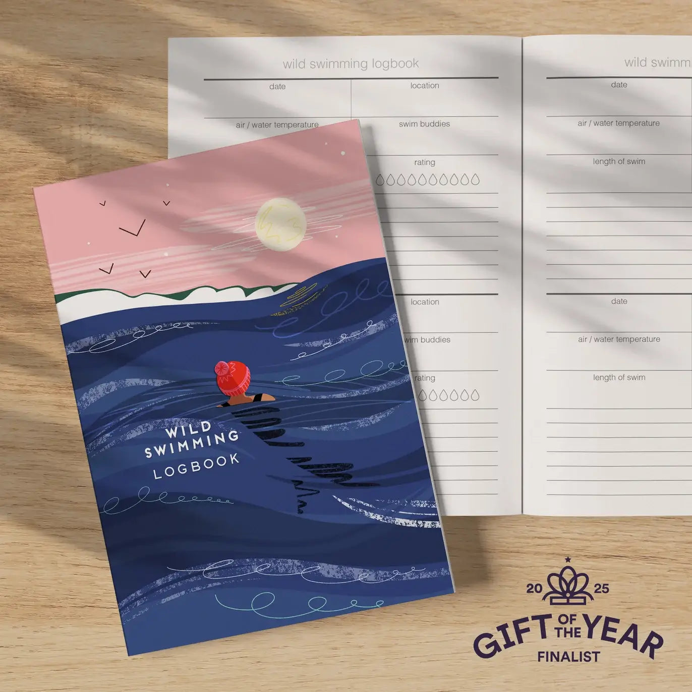 Wild Swimmer Logbook Inside View