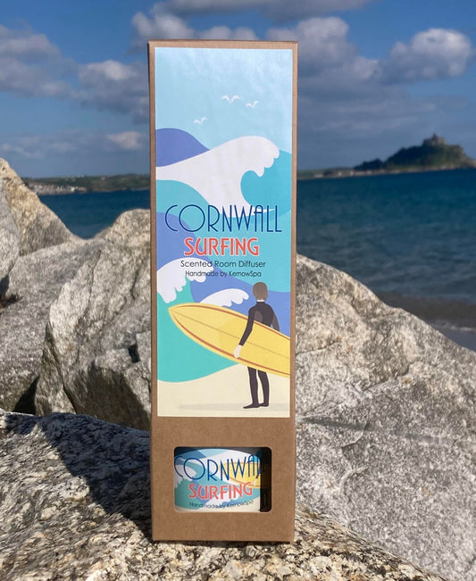 Cornwall Surfing (Coconut & Lemongrass) Gift Boxed Room Diffuser