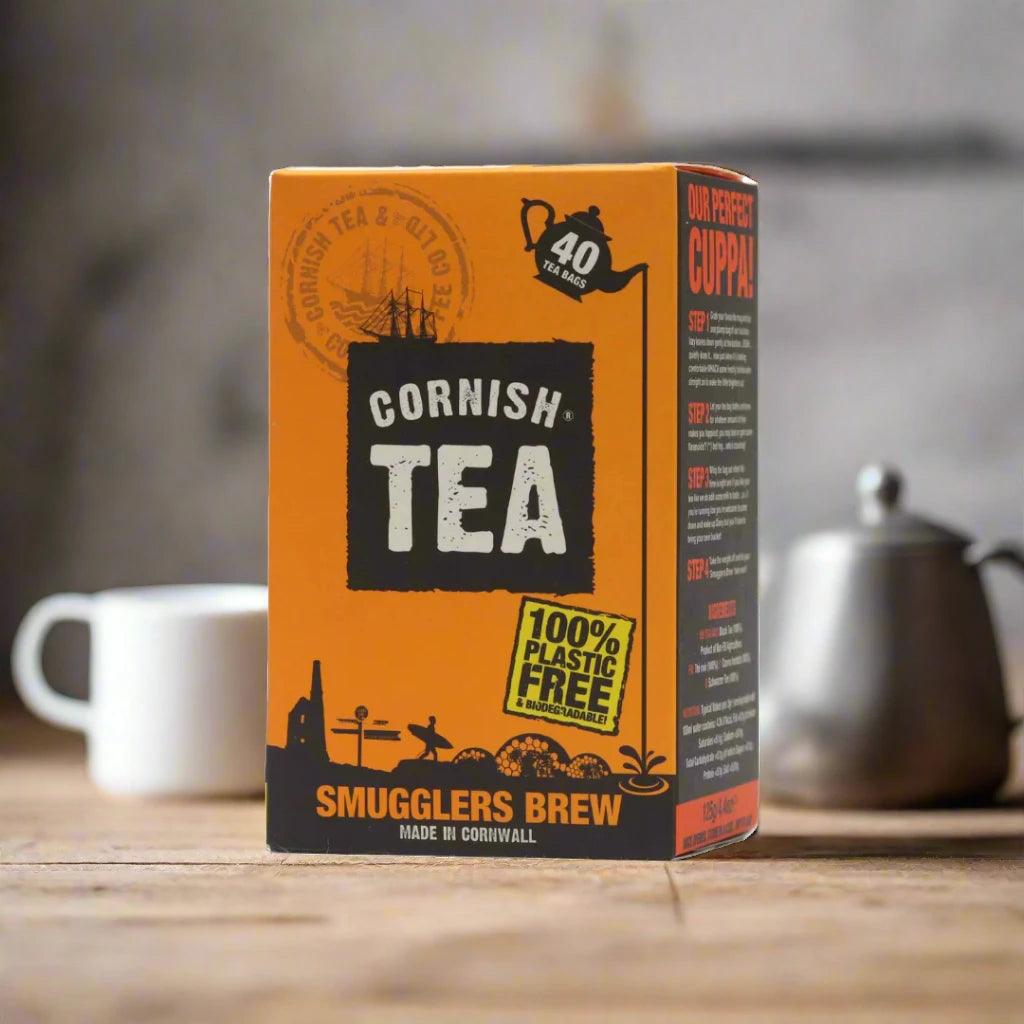 Cornish Tea Smugglers Brew - 40 Teabags - Cornish Gifts by Sandy Shores