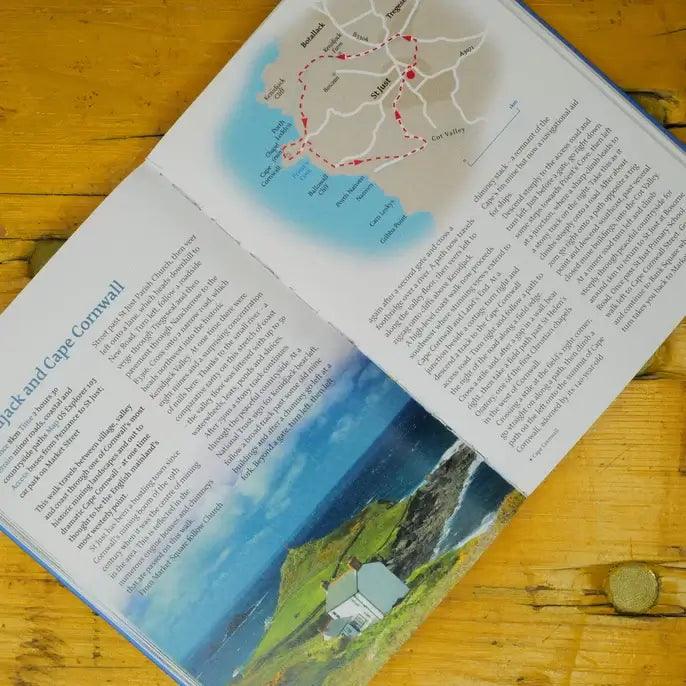 Cornwall Coast & Country Walking Guide Book - Cornish Gifts by Sandy Shores
