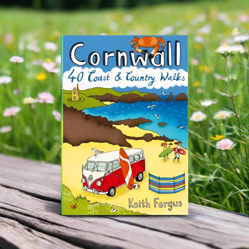 Cornwall Coast & Country Walking Guide Book - Cornish Gifts by Sandy Shores