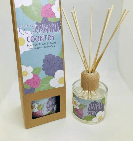 Cornwall Country Gift Boxed Reed Diffuser - Cornish Gifts by Sandy Shores