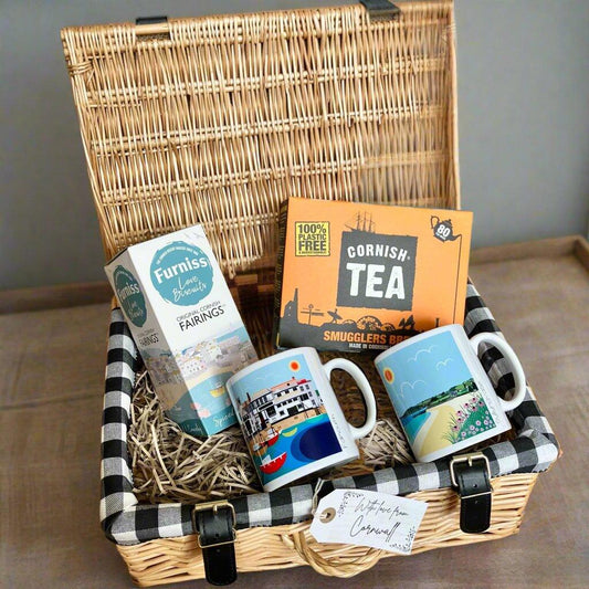 Falmouth Tea For Two Cornish Gift Hamper - Cornish Gifts by Sandy Shores