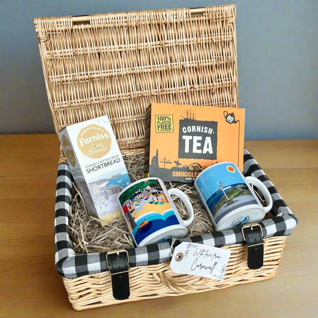 Lands End Tea For Two Cornish Gift Hamper - Cornish Gifts by Sandy Shores