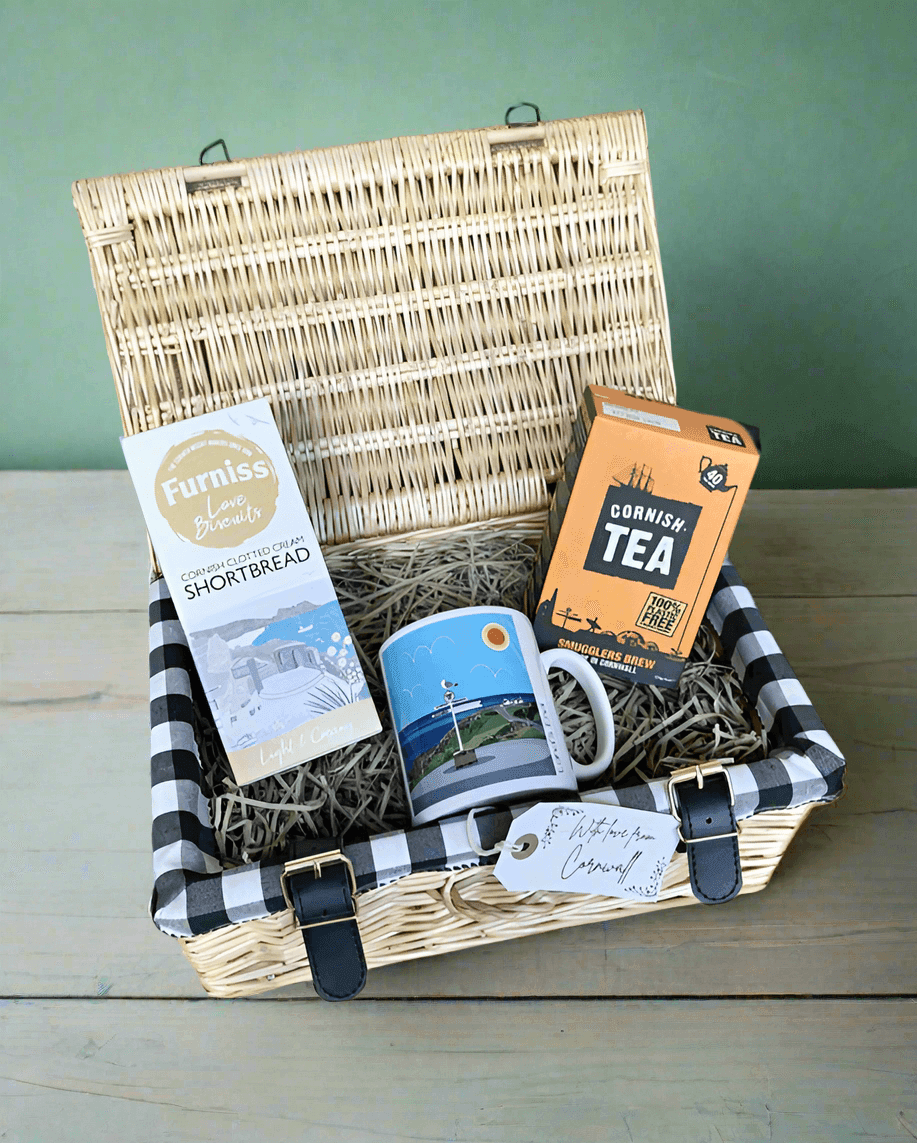 Lands End Tea For You Cornish Gift Hamper - Cornish Gifts by Sandy Shores
