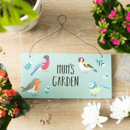 Mums Garden Wooden Sign - Cornish Gifts by Sandy Shores