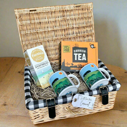 Nearly Home Trees Tea For Two Cornish Gift Hamper - Cornish Gifts by Sandy Shores