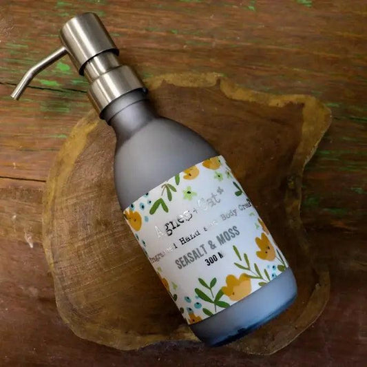 Sea Salt & Moss Hand Cream by Agnes & Cat - Cornish Gifts by Sandy Shores