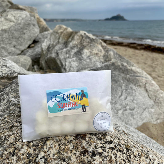 Surfing (Coconut & Lemongrass) Soy Wax Handmade Wax Melts - Pack of 12 - Cornish Gifts by Sandy Shores